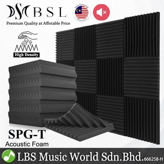 BSL Triangle 30 X 30 X 2.5cm Recording Studio Acoustic Panel Foam for Soundproof Noise Cancelling Isolation Sound Sponge