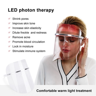 Rechargeable Photon LED Face Mask Facial Mask Photon Skin Lighting Wrinkle Removal Whitehead Removal Skin Rejuvenation