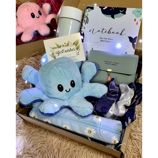 Octopus Surprise Box Chocolate/ Gift Box Purse/ Gift Box Scrunchies/ Gift Box Bawal/ Birthday/ Scrunchies[Ready Stock]❤️