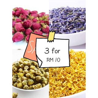 Flower Tea 花茶 Health Herbal lavender Rose Chrysanthemum 帮助睡眠养颜美容花茶 (1)