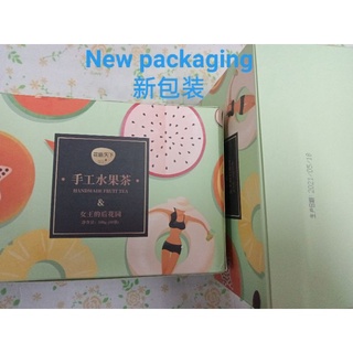 [现货]1 BOX (10 packs) FRUIT TEA 1盒(10袋)正品品芙 水果片茶 VITAMIN C HEALTHY FRUIT TEA