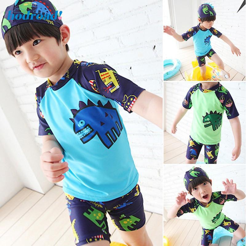 Baby Boy Swimming Suit Children Swimsuit Swimwear Split Dinosaurs Swimsuit