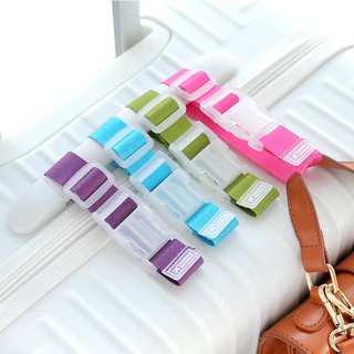 Travel Luggage Hang Belt Anti-lost Clip Label Suitcase Bag Fixing Strap Buckle