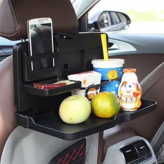 Ready Stock Foldable Car Rear Seat Dining Table Food Tray