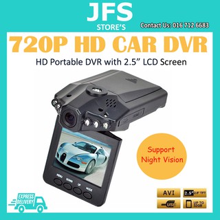 JFS HD DVR For Car 720P Road Video Camera Camcorder 2.5' LCD Display 270°
