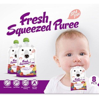 BABY RESEALABLE REUSABLE PUREE SQUEEZED POUCh