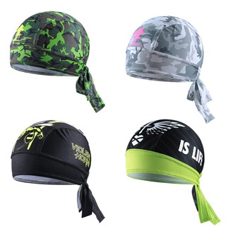 Summer Men's Bike Cooling Hat Breathable Cycling Helmet Cap Head Scarf Headband