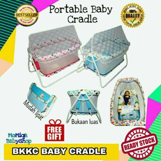 Portable Baby Craddle Kico / Buaian baby mudah alih / Buai kelambu / Buai lipat