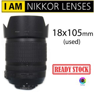 Nikon Nikkor 18-105mm Lens (Used) (90% Good Condition)