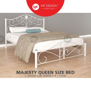 MF DESIGN Majesty Queen Size Bed Frame / Katil Besi / Adult Bedframe / Large Bed / Homestay Bed / Master Bedroom Bed