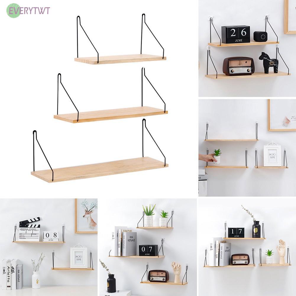 🔥Nordic Rope Swing Wooden Wall Hanging Shelf Shelves Tassels Sundries Ornamen💕💕