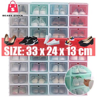 Rss_HotSalesStorage Box Colourful Pp Plastic Shoes Box Ready Stock