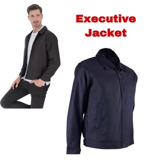 Executive Corporate For Manager Uniform Jacket(UNISEX)-Pirate Black