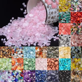 100g Natural Crystal Mixed Stones Tumbled Chips Crushed Stone Healing Crystal Jewelry Making Home Decoration 30g