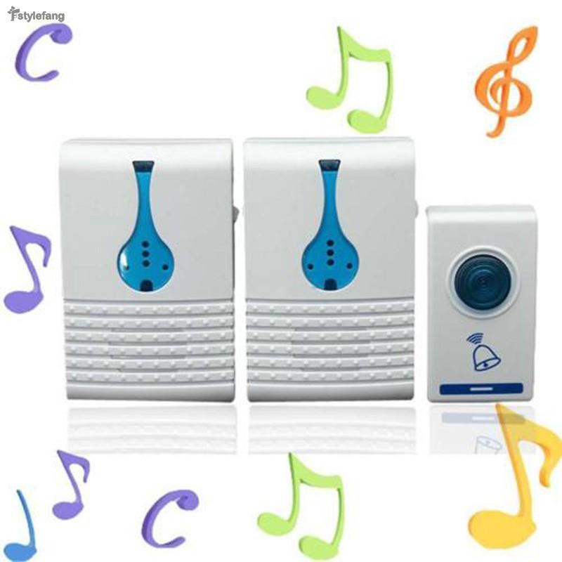100M 32 Songs Wireless Receiver Remote Control Waterproof Doorbell Door Bell