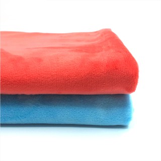 Minky Fabric Cheapest Special Offer Soft Plush Toy Eco-friendly Diy Fabric 150x50cm Red Blue Color 1.5mm Short Pile Cheepest Price