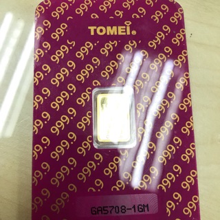 ToMeI Gold bar klccc 1 gram 999