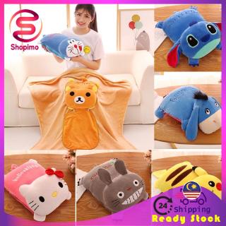 2 in 1 Multipurpose Cartoon Cushion Pillow with Blanket