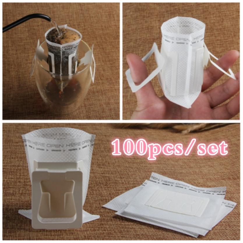 Disposable Drip Coffee Cup Filter Bags Hanging Cup Coffee Filters Coffee