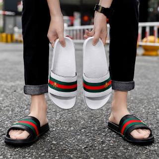 【Ready Stock】Korean Summer Men's Flip Flops Bee Women Beach Sandals Home Slippers Casual Sandal Plus size:38~45 (5)