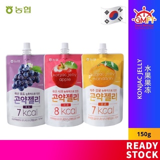 NH NongHyup Fruit Konjac Jelly 7KCAL Grape & Apple & Mandarin Orange 150g 韩国水果果冻