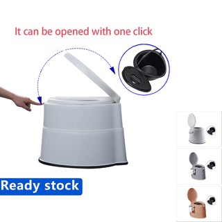 Pregnant women portable toilet portable spittoon household elderly urine bucket urine basin stool chair soft non-slip 2 inner bucket 54*42*44cm high type
