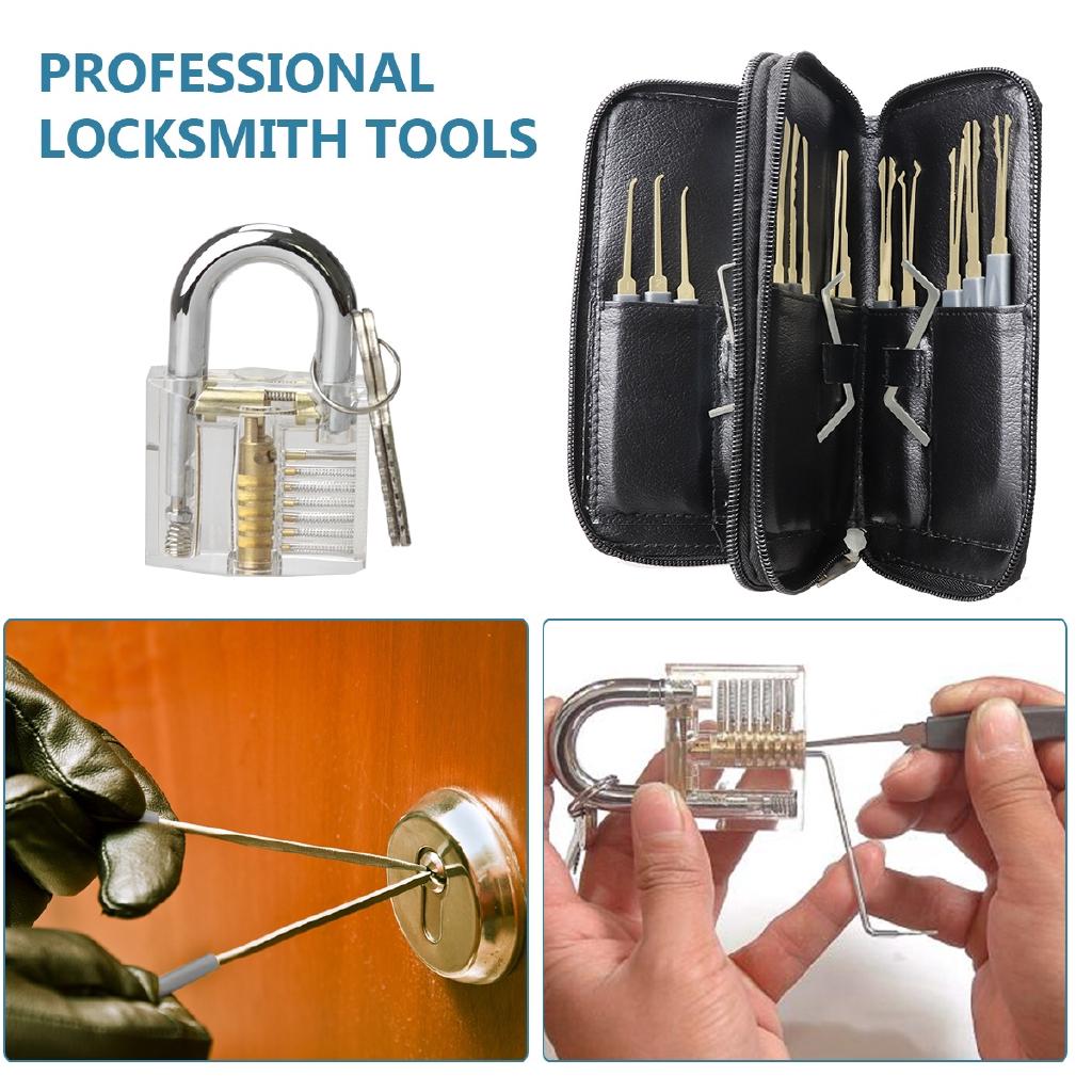 Lock Pick Set (26pcs) Locksmith Practice Lock Pick Tool Set lockpick