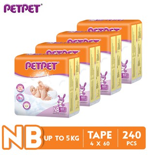 PETPET Tape Diaper Jumbo 4 Packs