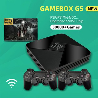 🇲🇾2021 NEW🇲🇾 Android TV box + GAME BOX G5 2in1 4K HD Game Console 10000 Retro Classic Game TV Box + Dual Controller