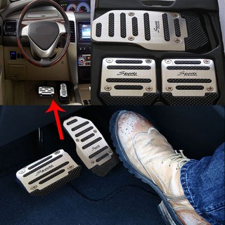 Automatic Car Auto Vehicle Non-slip Pedal Foot Treadle Brake Cover Pad Alloy