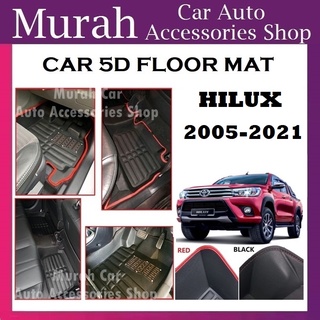 Toyota Hilux Vigo/Revo/Rogue 2005-2021 5D Car Floor Mat & Carpet
