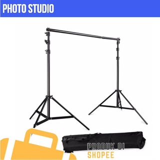 Portable Backdrop Photo Shoot Studio 2.6M x 3M Adjustable Stand 2.6x3M (1)
