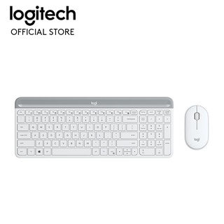 Logitech MK470 Slim Wireless Keyboard & Mouse Combo, Whisper-Quiet - White (920-009183)