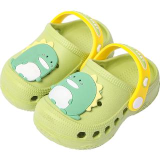 Kids Garden Shoes Soft Non Slip Removable Croc Shoes for Toddler Boys Girls Cartoon Animal Pattern Beach Bathroom Slippers