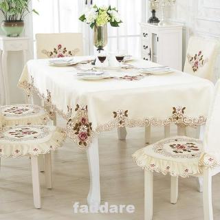 European Style Home Kitchen Embroider Tablecloth For Wedding/Party/Banquet Decor