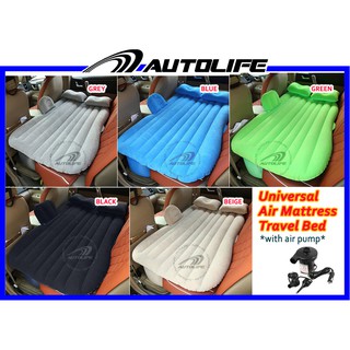 Inflatable Car Bed Car Air Mattress for Backseat + 2 Pillows + Air Pump