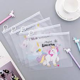 Unicorn Gift Bag Pouch Bag Plastic Unicorn Unicorn Pouch Case Cartoon Gift Case