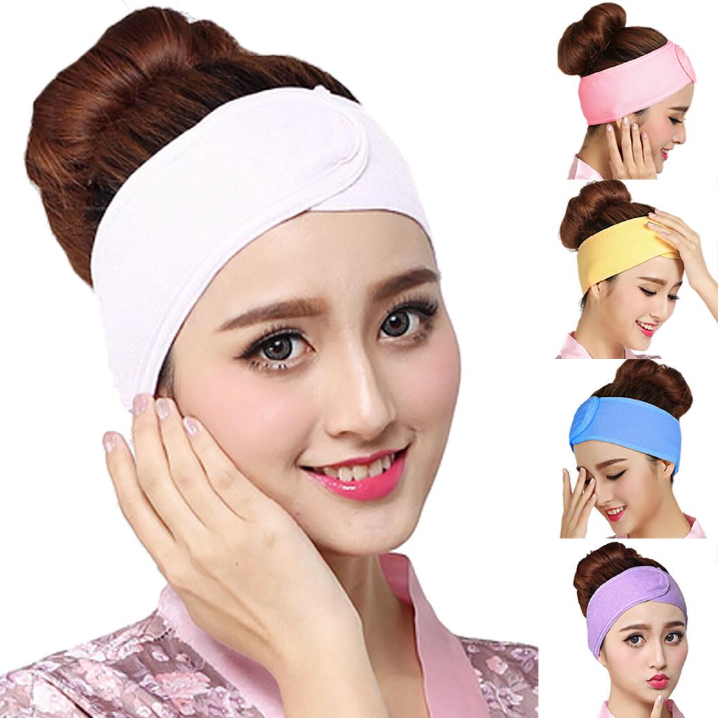 House Style Womens Hairband Wrap Elastic Head Band Salon SPA Facial Stretch Yoga