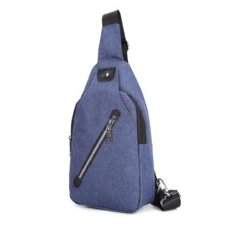 Men Canvas Sling Shoulder Small Bag Chest Pack Crossbody Outdoor Sport Backpack