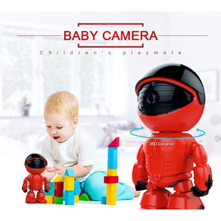 960P 1.3MP HD Wireless IP Camera Wifi Robot Style Baby Monitor Night Vision CCTV