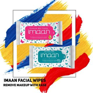IMAAN Facial Wipes || Tisu Pembersih & Pencuci Mekap || Make Up Remover Wipes