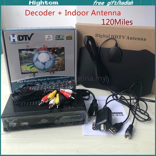 Ready Stock🔥(WIFI Youtube Version) Digital TV Receiver USB Media Player hightom.my