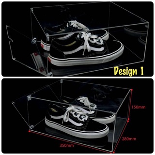 [READY STOCK] Shoe / Sneaker Acrylic Storage Box (1)