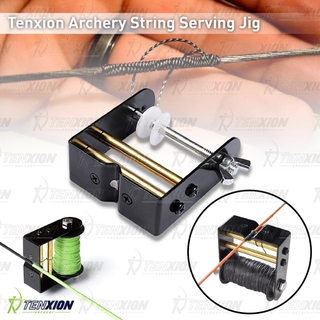 TenXion Archery Bow String Serving Jig Server Tali Busur Panah Rope Recurve Compound Tradisional Memanah Tool Adjustable