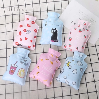 Proable Mini Hot Water Bag Bottle Water Filling PVC Cartoon Fresh Fruit Hot Water Bag Necessary Items In Winter Warm Gift