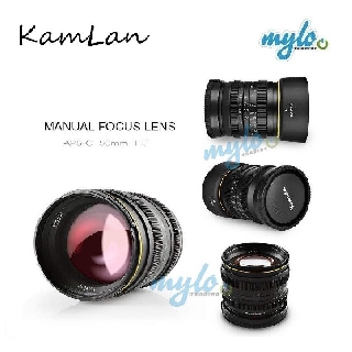 Kamlan 50mm F/1.1 / 50mm F1.1 APS-C Manual Focus Lens for Sony/Fujifilm/Canon