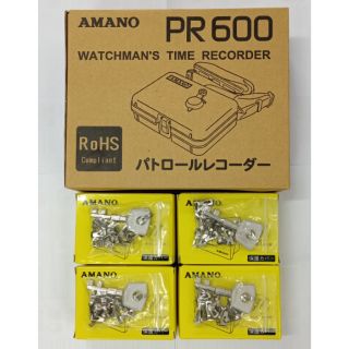 AMANO PR600 WATCHMAN CLOCK WITH 4SET KEY & BOX