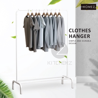 Homez Anti Rust Clothes Hanger Metal Garment Rack with Bottom Shelves Indoor/Outdoor Drying HMZ-CH-SMR105