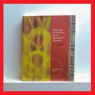Essentials of Statistics for the Behavioral Science, International Edition 7th edition