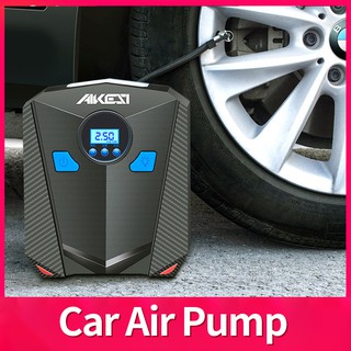 【Ready Stock】Car Tire Inflator Pump LED Flashlight Portable Car Electric Tire 12v Air Pump